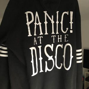 panic! at the disco emo varsity jacket
